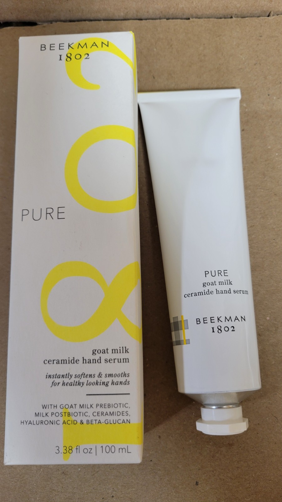 Beekman 1802 Goat Milk Ceramide Hand Serum/Gloves/Fermented Barrier Facial Oil