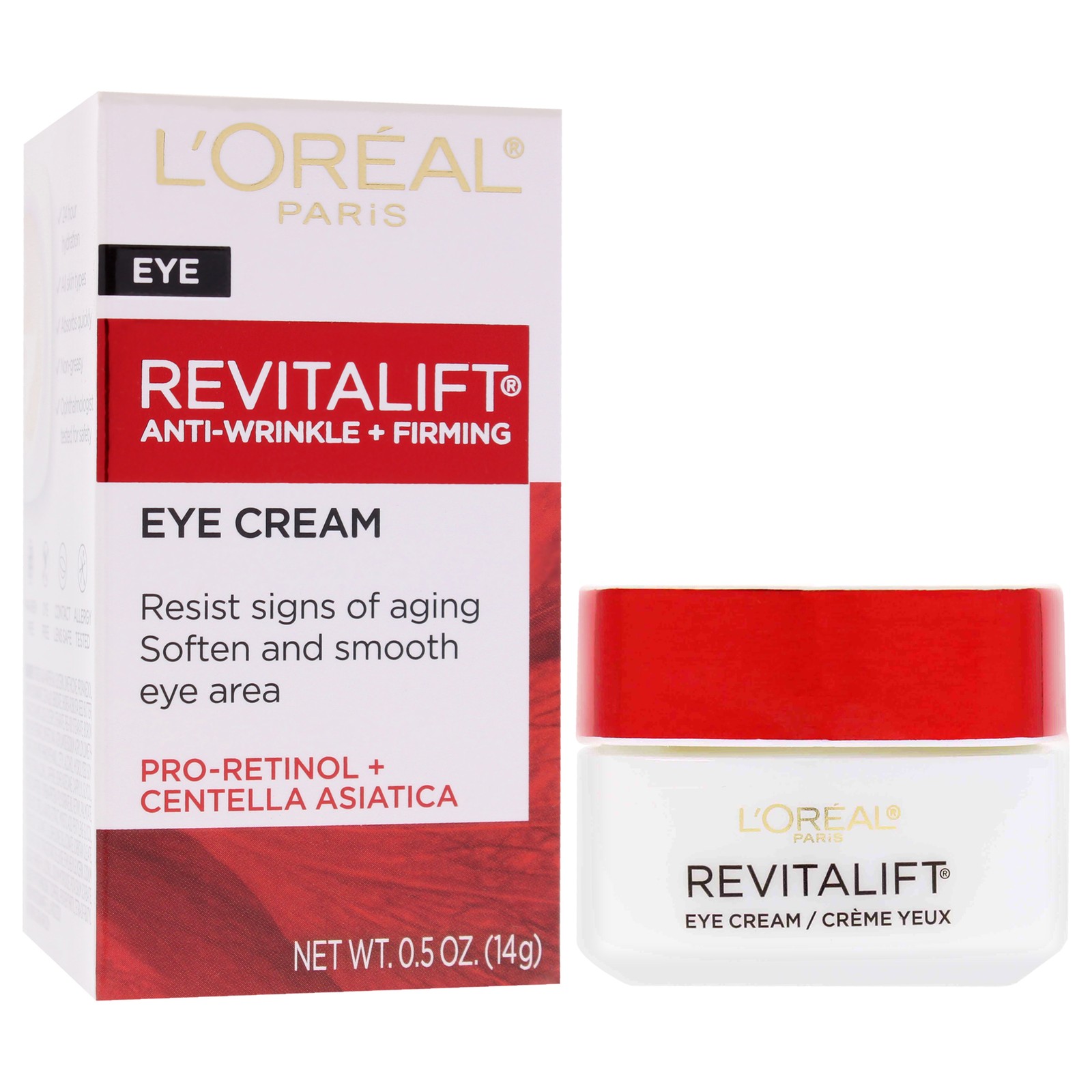 2 Pack Revitalift Anti-Wrinkle Plus Firming Eye Cream by LOreal Paris – 0.5 oz