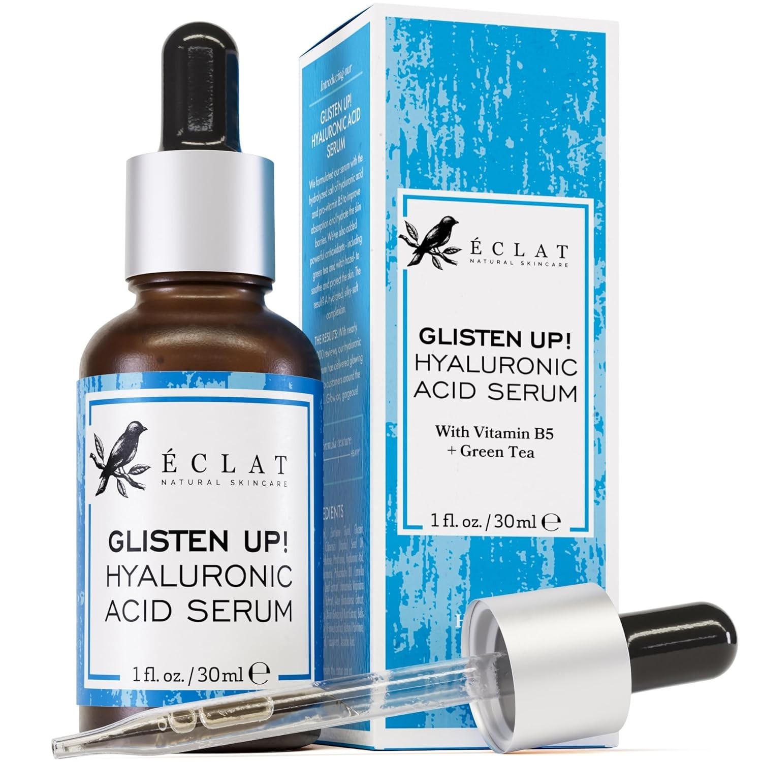 Eclat Vitamin C Face Serum, Brightening Facial Treatment with Vitamin E, 1 fl oz