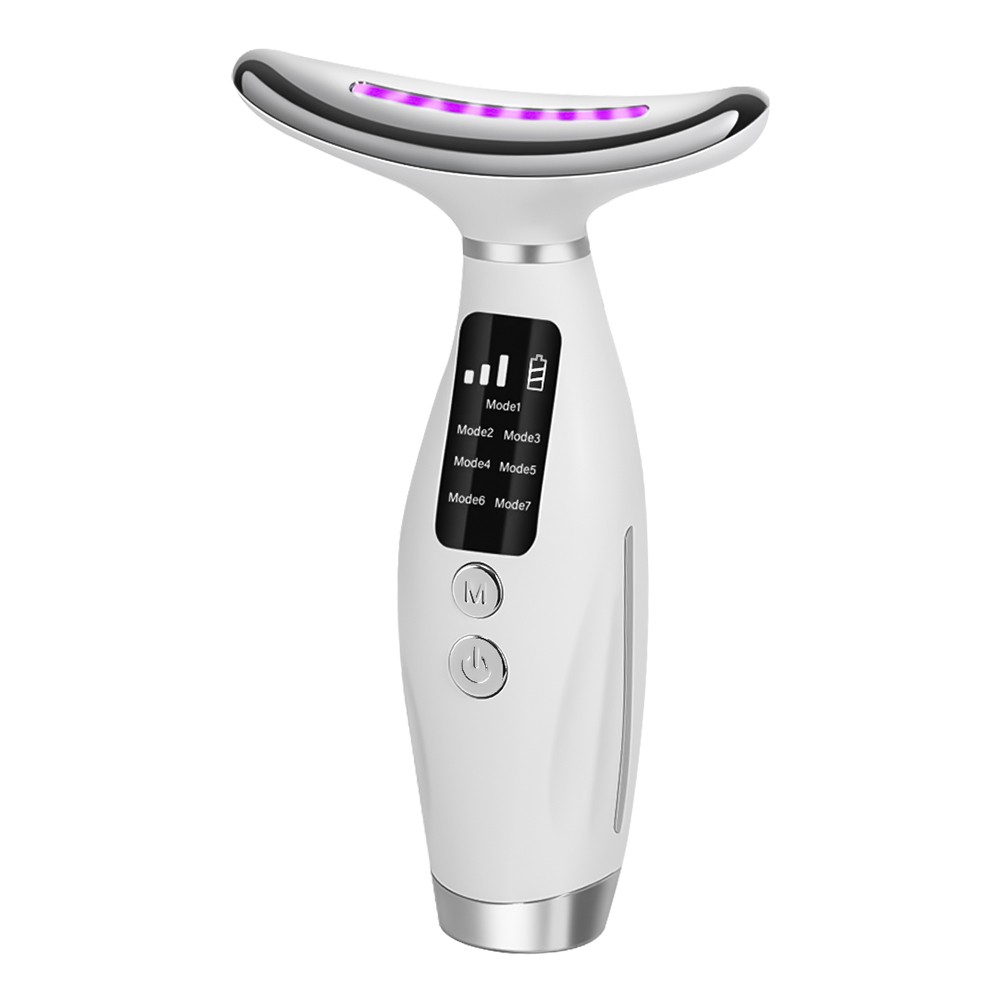 Neck Face Beauty Device, Skin Care Face Massage,3 in 1 Facial Massager 7 Modes