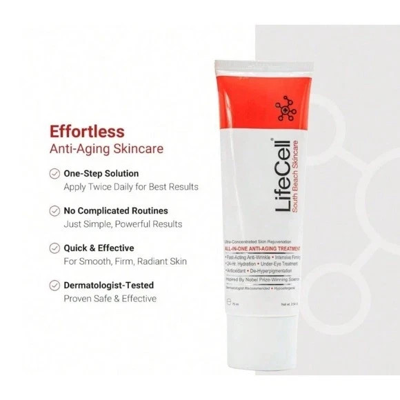 2XSouth Beach All-In-One Anti-Aging Treatment, 2.54oz – Firming & Hydrating Care