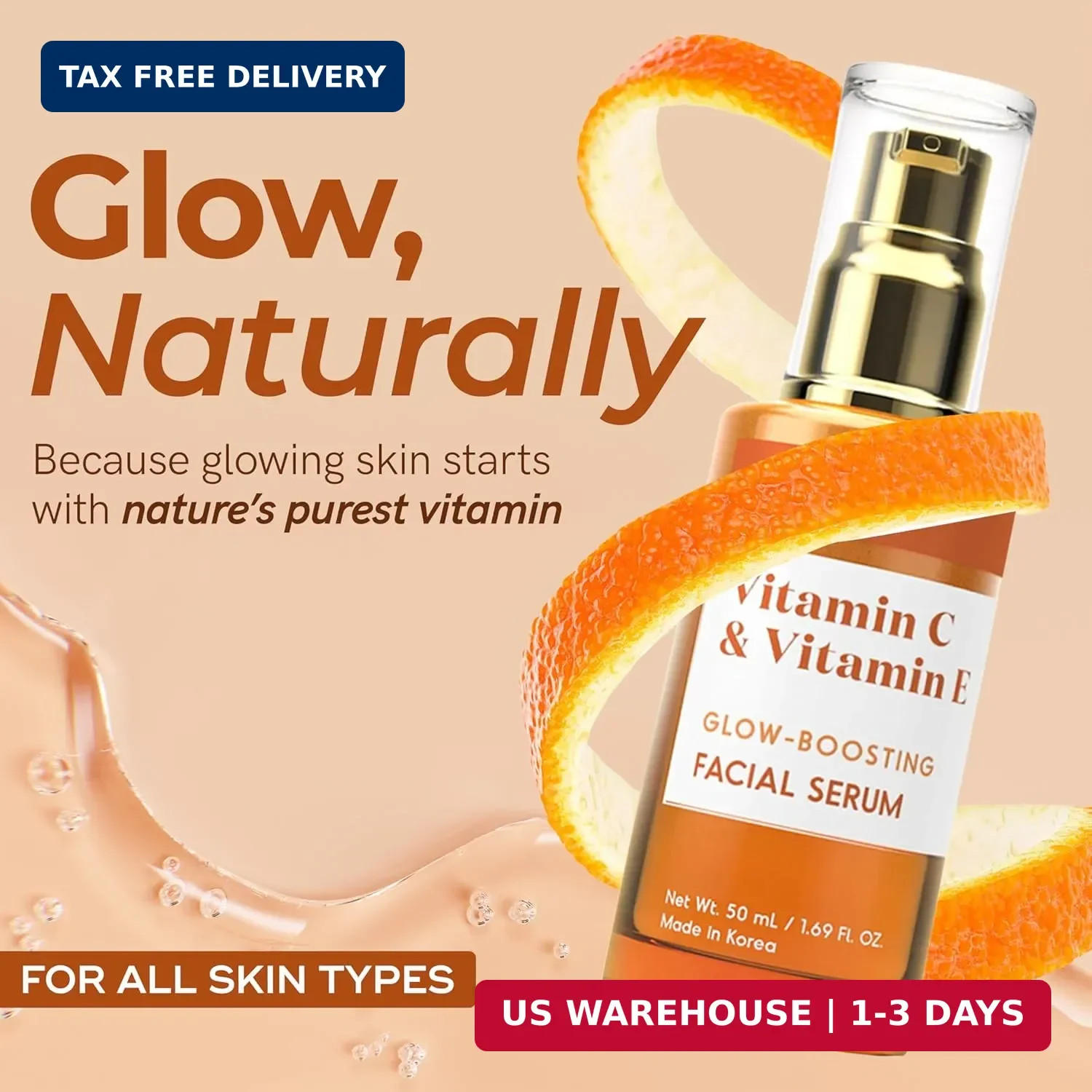 Envy Vitamin C Serum with Vitamin E & Glycerin – Skin, Dark Spot Reduction & Ant