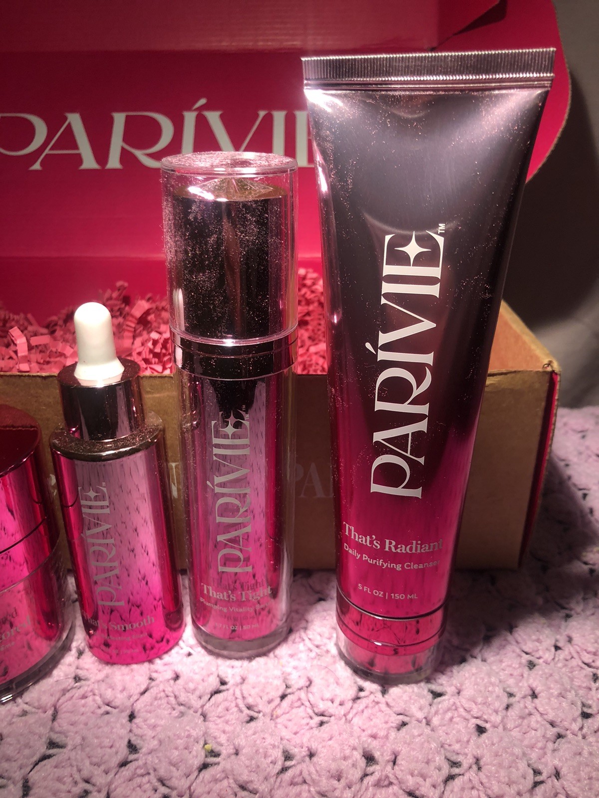 Parivie Paris Hilton Ultimate Icon Skin Care Routine Bundle Repair Cream Serum💝