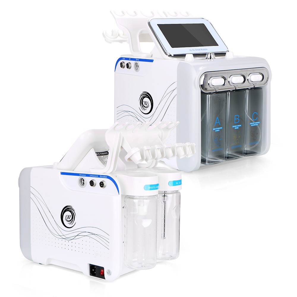 6/7 in 1 Hydrogen Water Facial Cleaner Aqua Peel Dermabrasion Beauty Machine