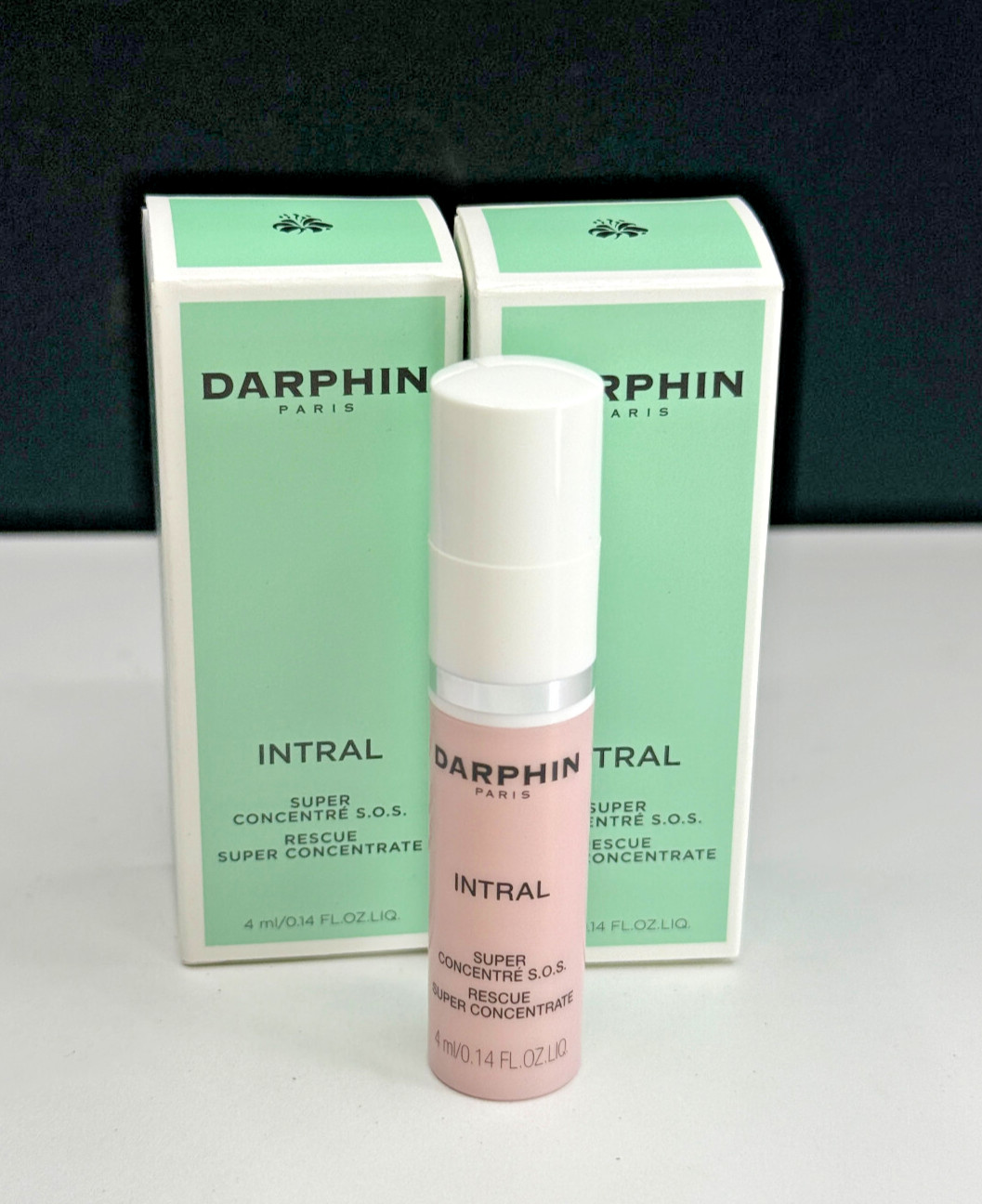 DARPHIN Intral Rescue Super Concentrate travel size LOT OF 2 0.14 oz each NIB