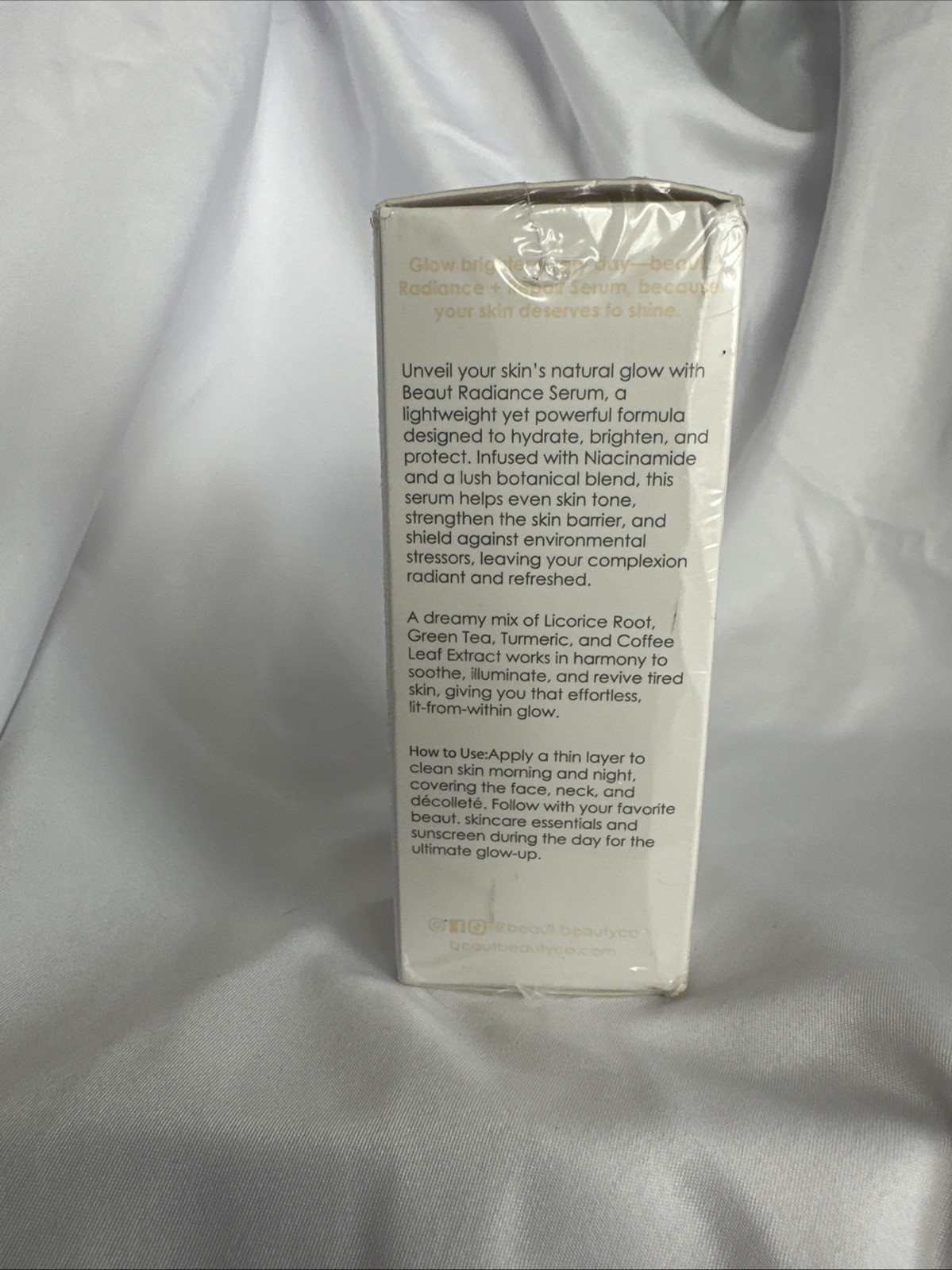 BEAUT.BEAUTYCO RADIANCE SERUM 1 oz Exp. 04/2028 NEW – sealed -FREE shipping!