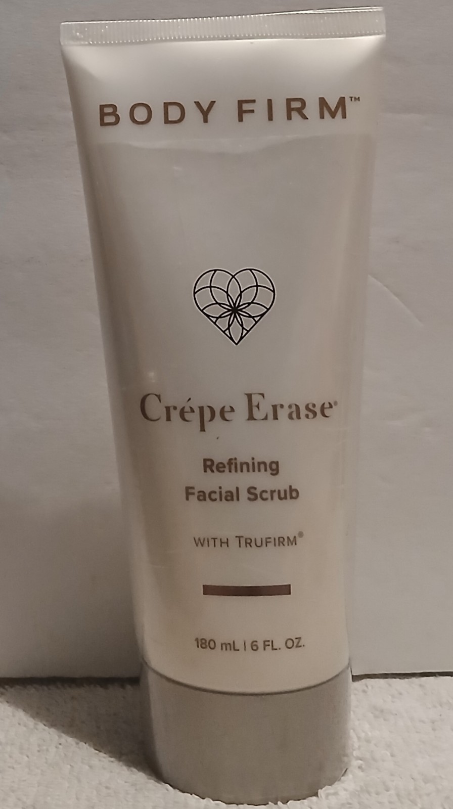 Crepe Erase Refining Facial Scrub Trufirm Promote Collagen Skin 6oz 180mL Sealed