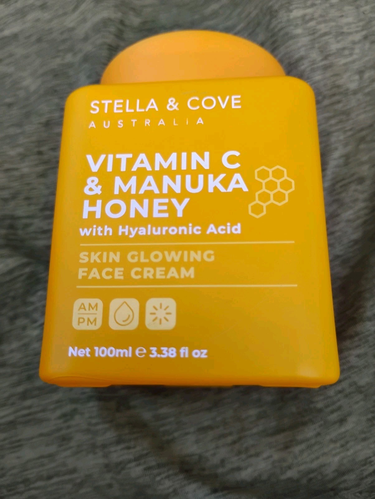 Stella & Cove Vitamin C, Manuka Honey & Hyaluronic Acid Face Cream 3.38 oz
