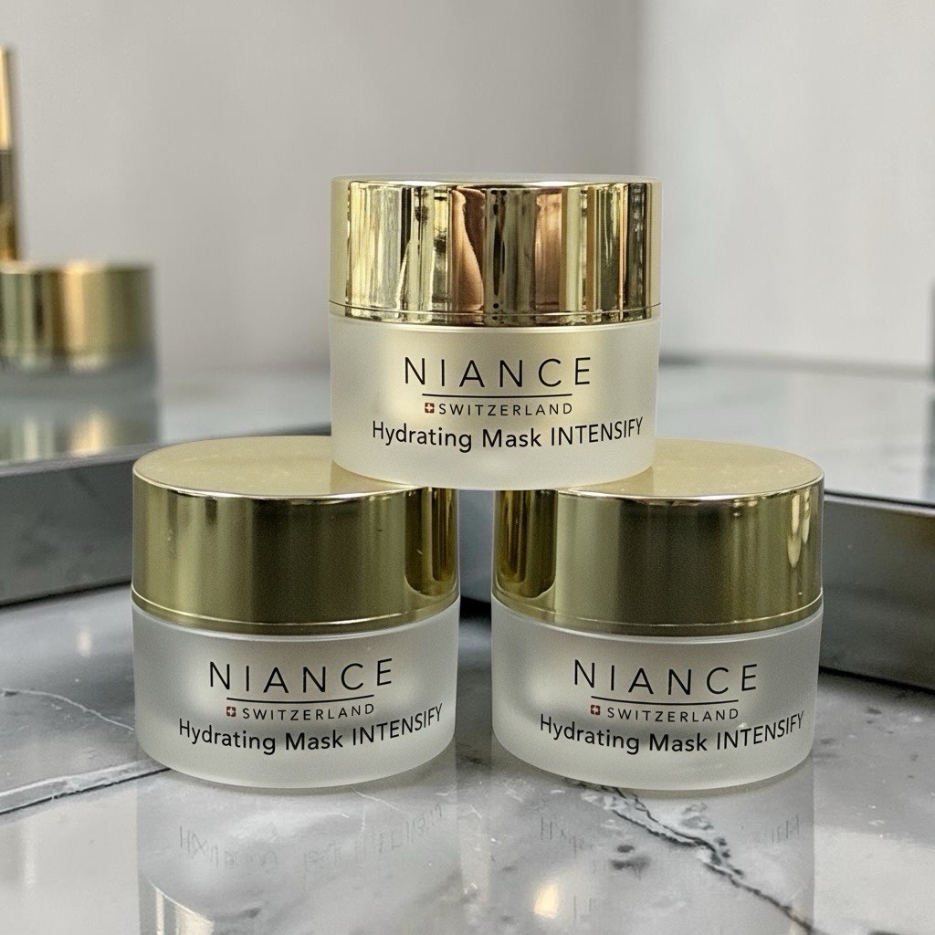 3 Pack Niance Switzerland Hydrating Mask INTENSIFY Mini Size 5mL/0.2oz Sealed