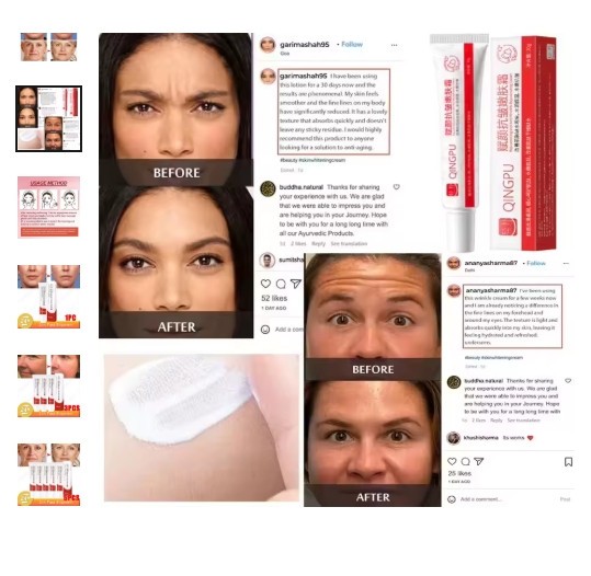 Instant Wrinkle Remover Face Cream Anti Aging Firming Lifting 3 pcs x3