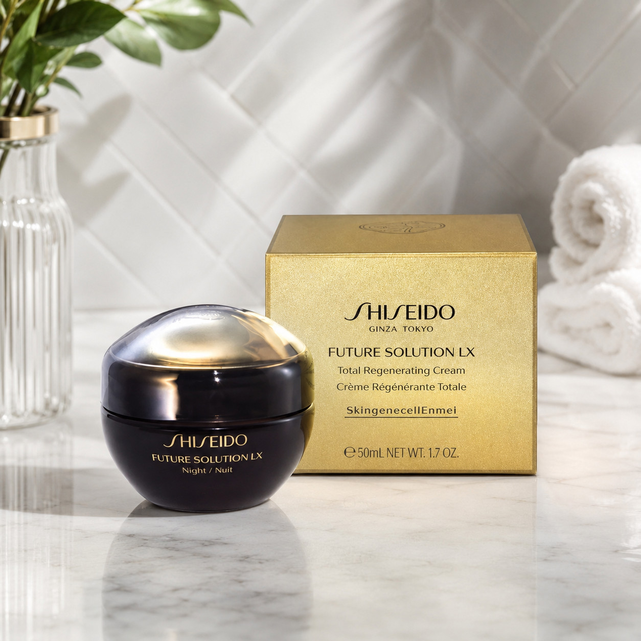 Shiseido Future Solution LX Total Regenerating Cream 50ml/1.7 oz Sealed