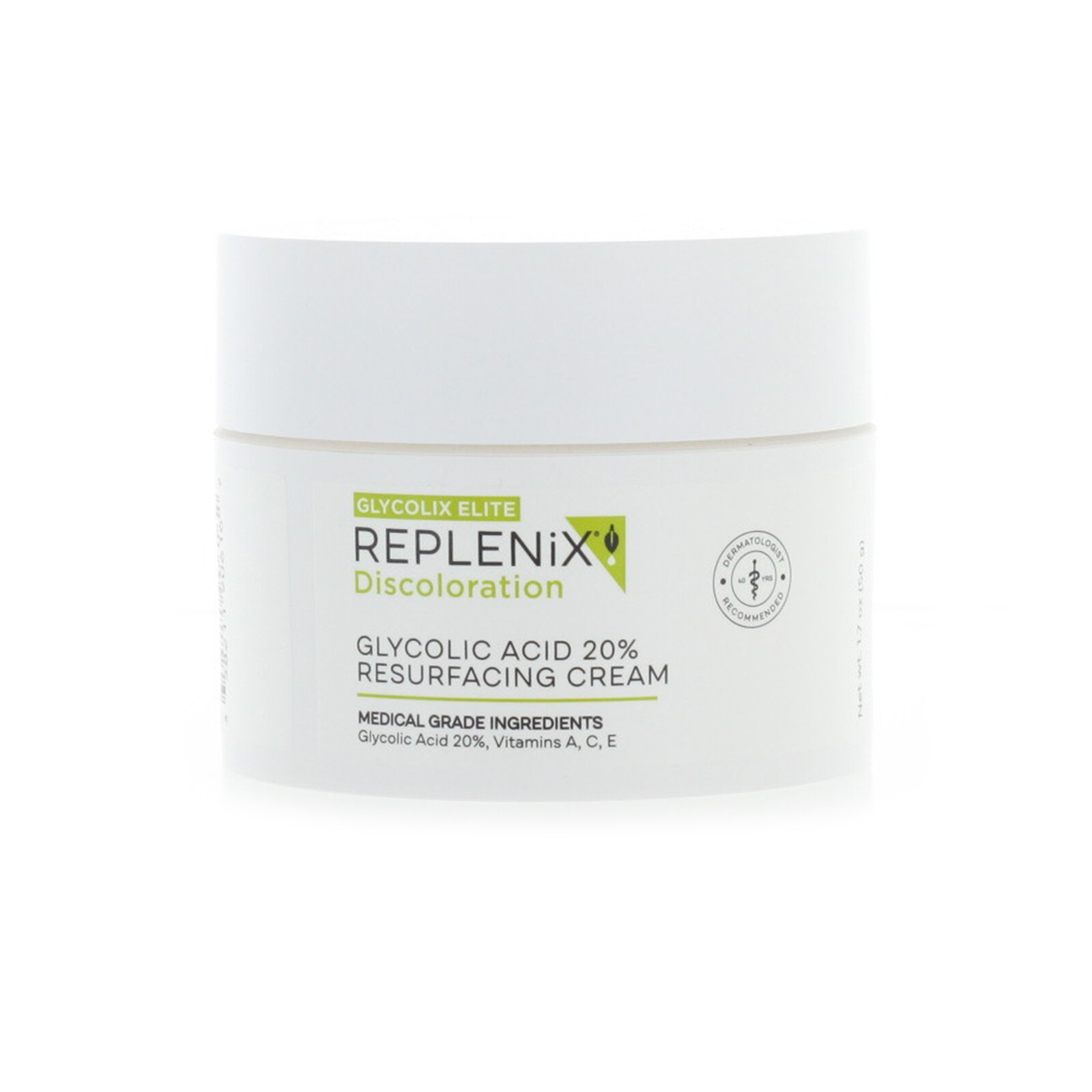 Replenix Glycolic Acid 20% Resurfacing Cream 50g 1.7oz NEW FAST SHIP