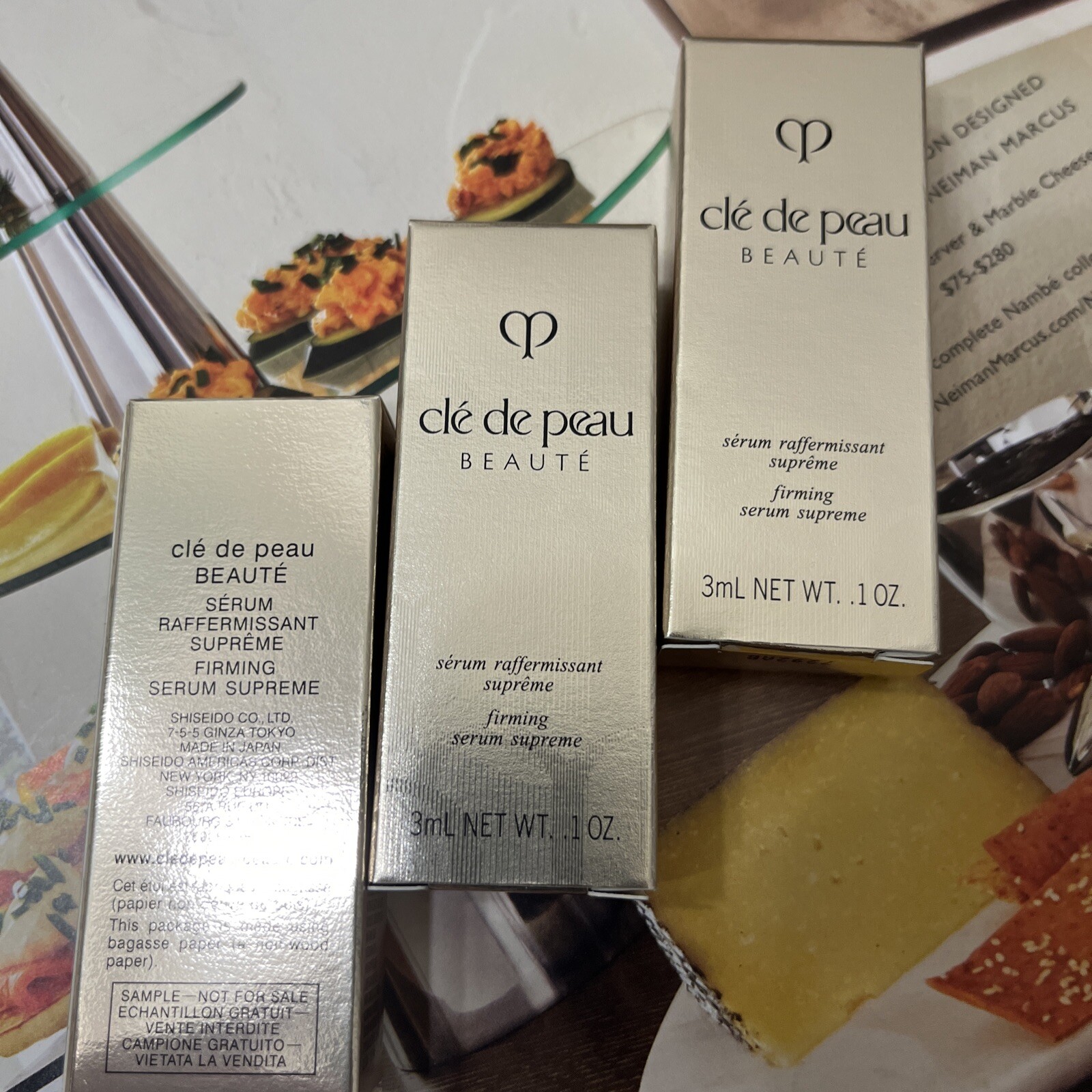 3 XCle De Peau Firming Serum Supreme – Set Of 3 x 3mL / 0.1 Oz=9ml Total New