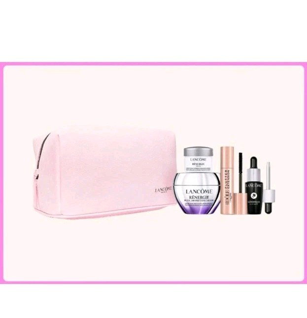 LANCÔME Rénergie H.P.N. 300 Peptide Cream 5 Pieces Skincare Travel Gift Set-New