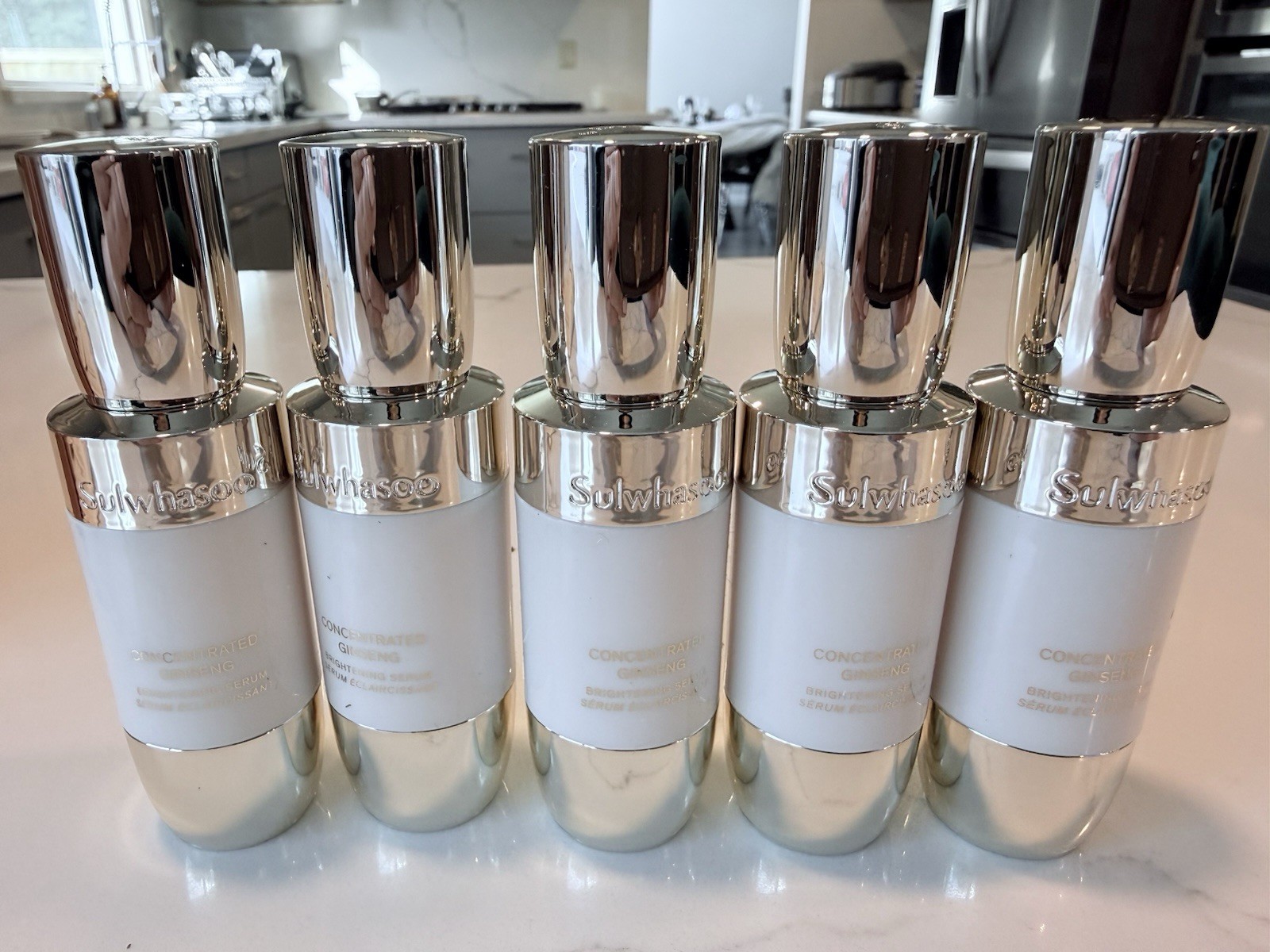 Sulwhasoo Concentrated Ginseng Brightening Serum 40mL (8ml x 5pcs) Kbeauty