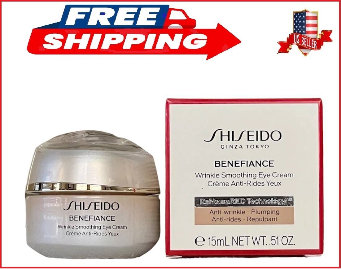 SHISEIDO BENEFIANCE Wrinkle Smoothing EYE Cream 0.5oz/15 ml Lift Ultimune