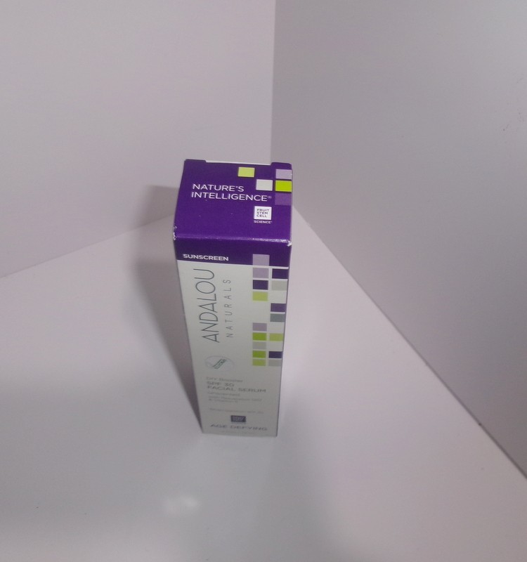 Andalou Naturals Facial Serum-Age Defying-SPF 30-Unscented-2 fl. oz/58 ml NIB