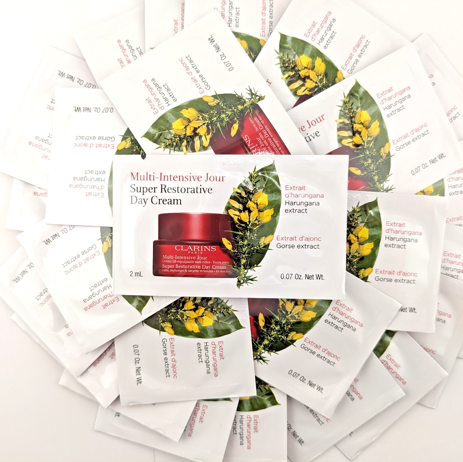 25x Clarins Multi-Intensive Jour Super Restorative Day Cream Samples =Full Size