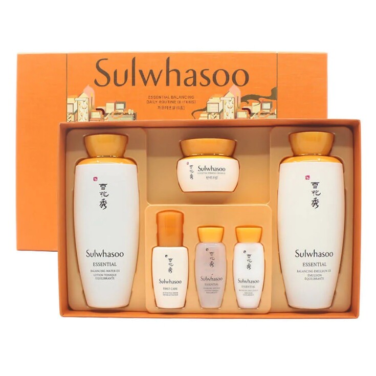 Sulwhasoo Essential Balancing 6items Set Whole Essential Water Emulsion K-Beauty