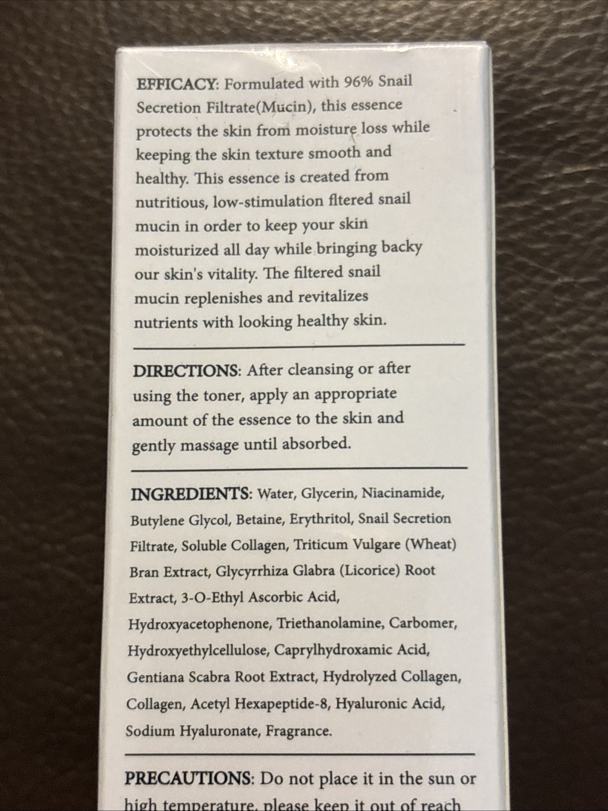 Advanced Snail 96 Mucin Power Essence 100ml, EXP 06/2028