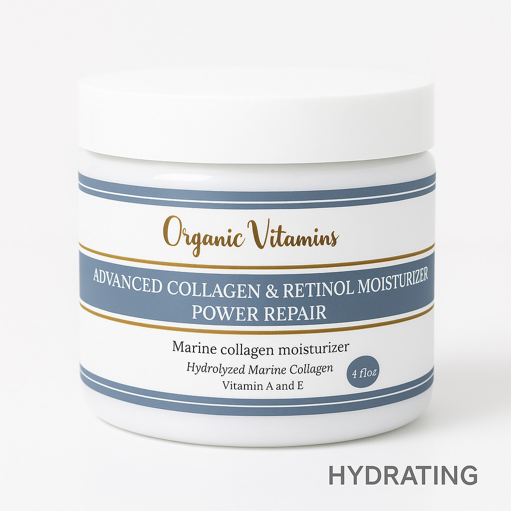Retinol & Vitamin C Collagen Anti Wrinkle Men Hyaluronic Acid Vitamin E 4 flOZ