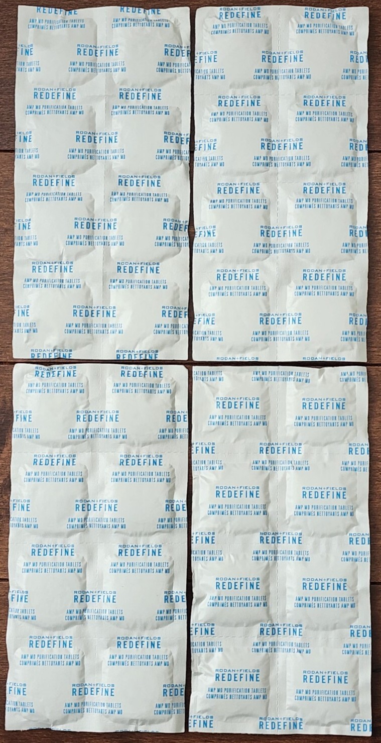 Rodan + Fields Redefine AMP MD Purification Tablets Anti-Aging 32 Tablets Sealed