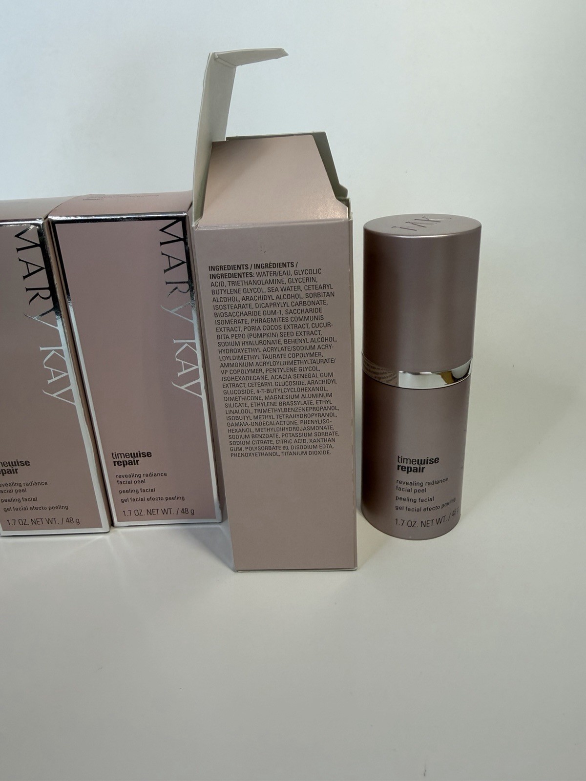 Lot of 5 NEW Mary Kay Timewise Repair Revealing Radiance Facial Peel 1.7 oz