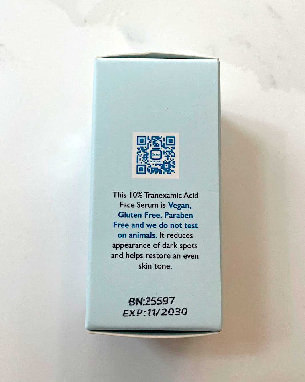 Omic Skincare 10% Tranexamic Acid Face Serum .33 oz Travel Size NIB