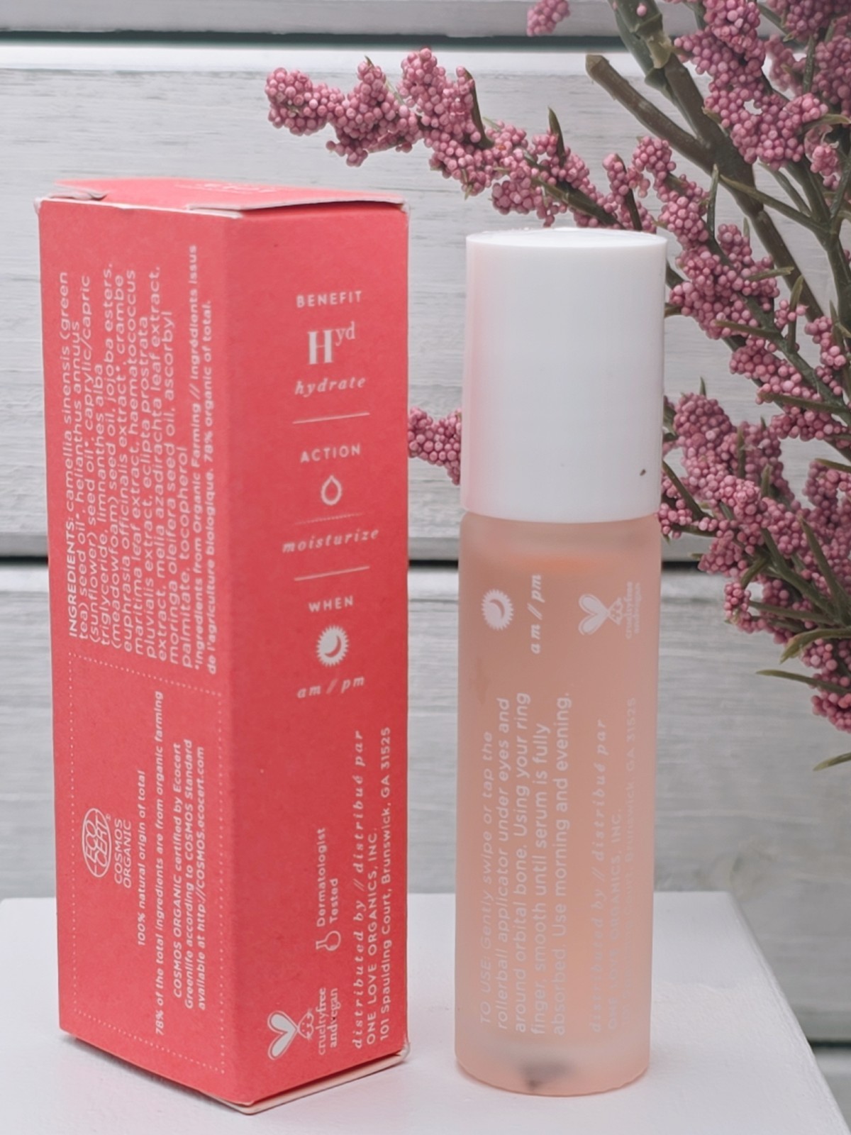 One Love Organics Love Eyebright Eye Serum 8 ml .27 oz Full Size NIB EXP 11/25