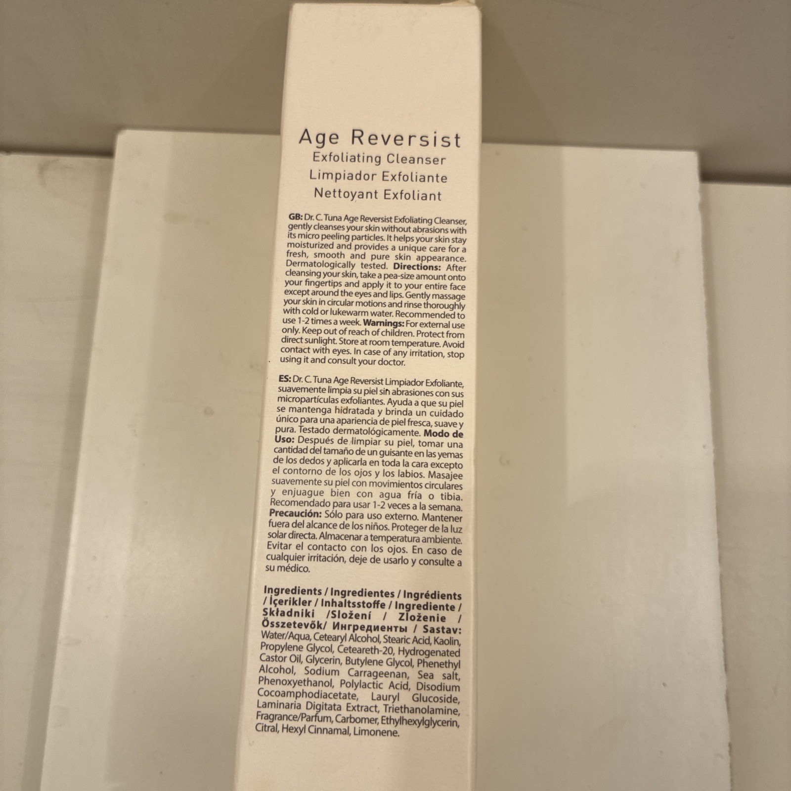 Farmasi, Dr C Tuna Age Reversist skin care products