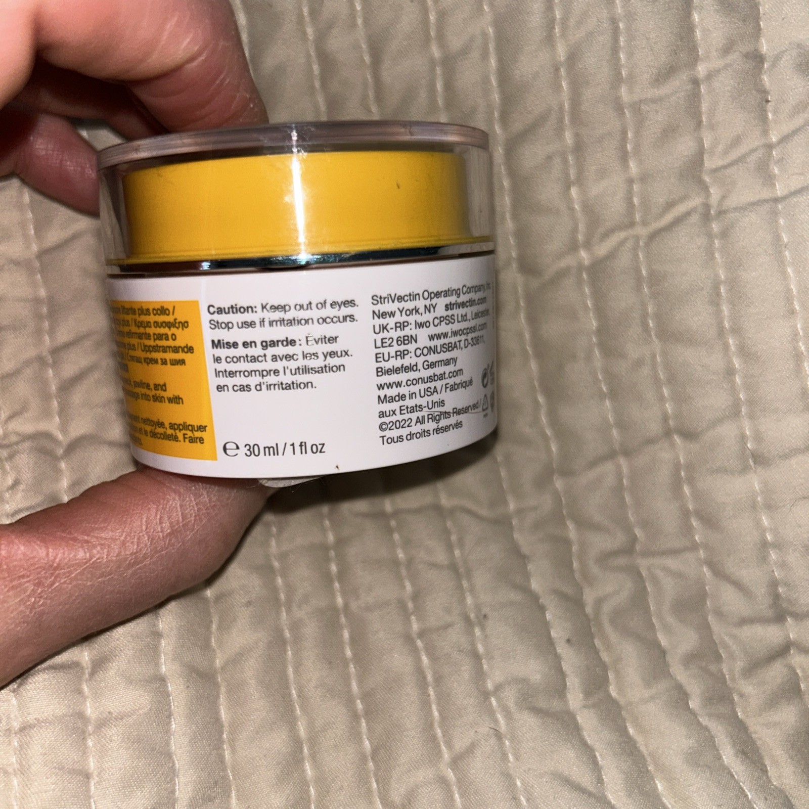 Strivectin TL Advanced Neck Tightening Cream Plus with NIA114, 1oz, NEW No Box