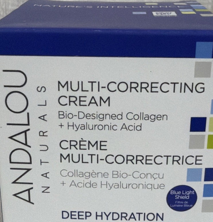 Andalou Naturals Deep Hydration, Multi-Correcting Cream, 1.7 fl
