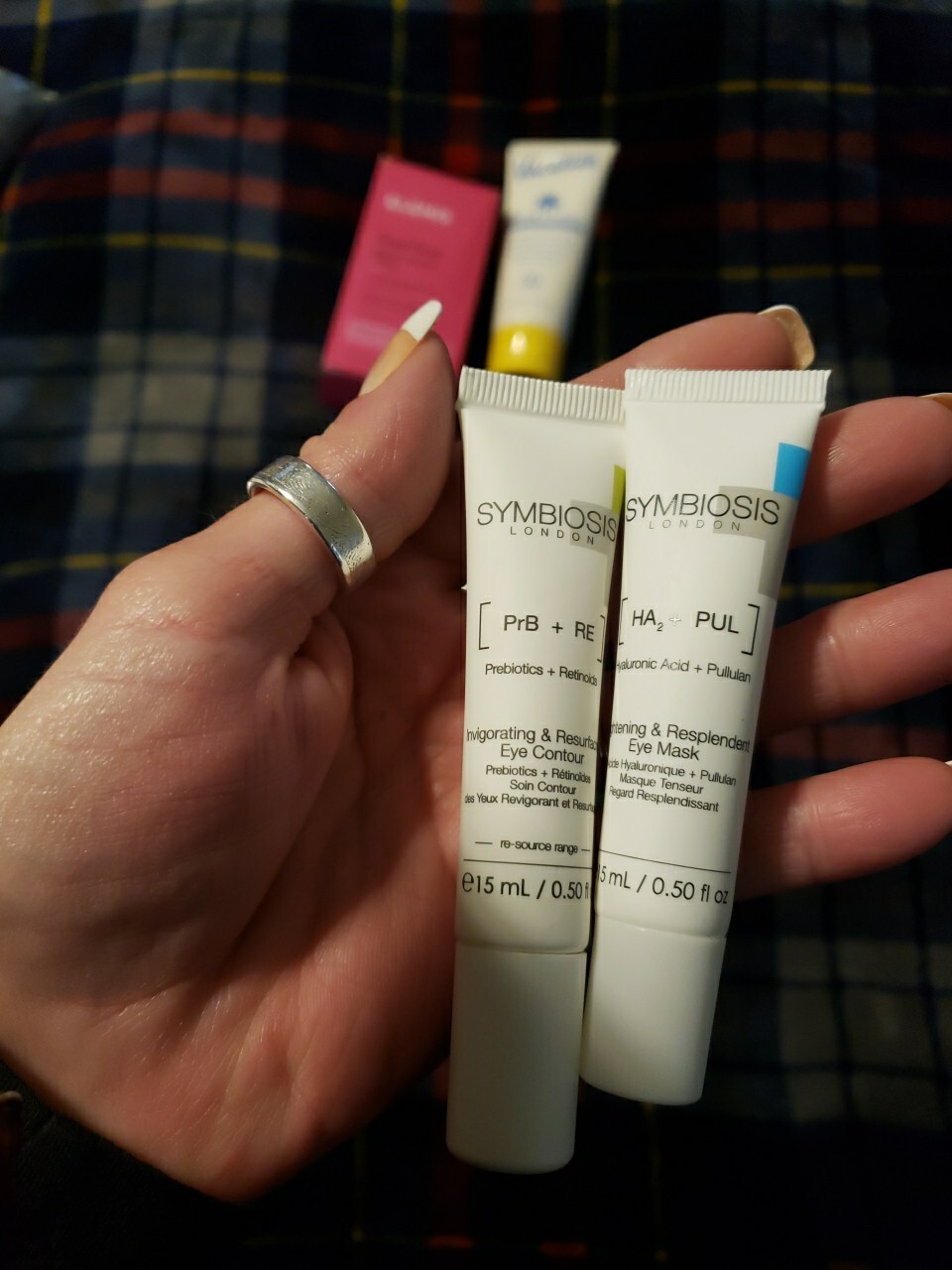 SKIN CARE LOT:BYROE FIG OIL,ELEMIS SUPER FOOD MASK,SYMBIOSIS EYE,ECT*NEW*$200+