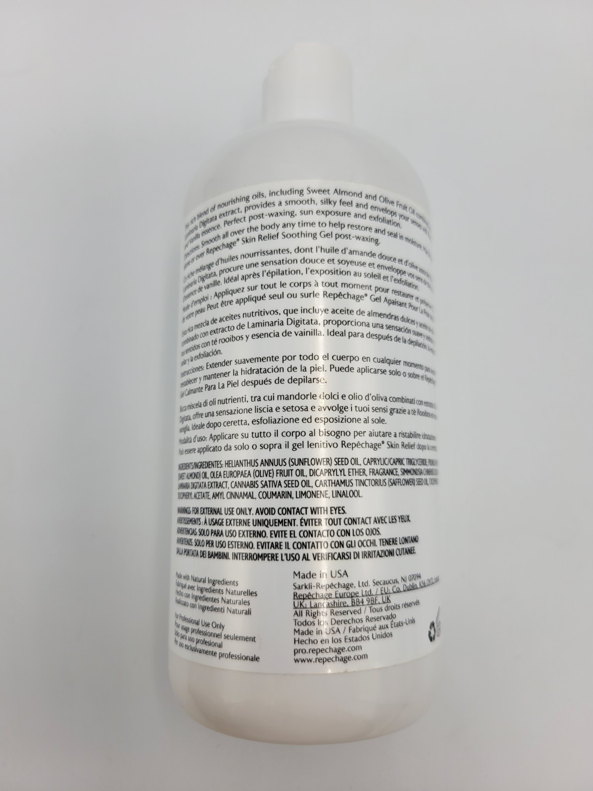 Repechage Vita Cura Triple Action Nutri Oil 480 ml 16 oz NEW Exp – 2029