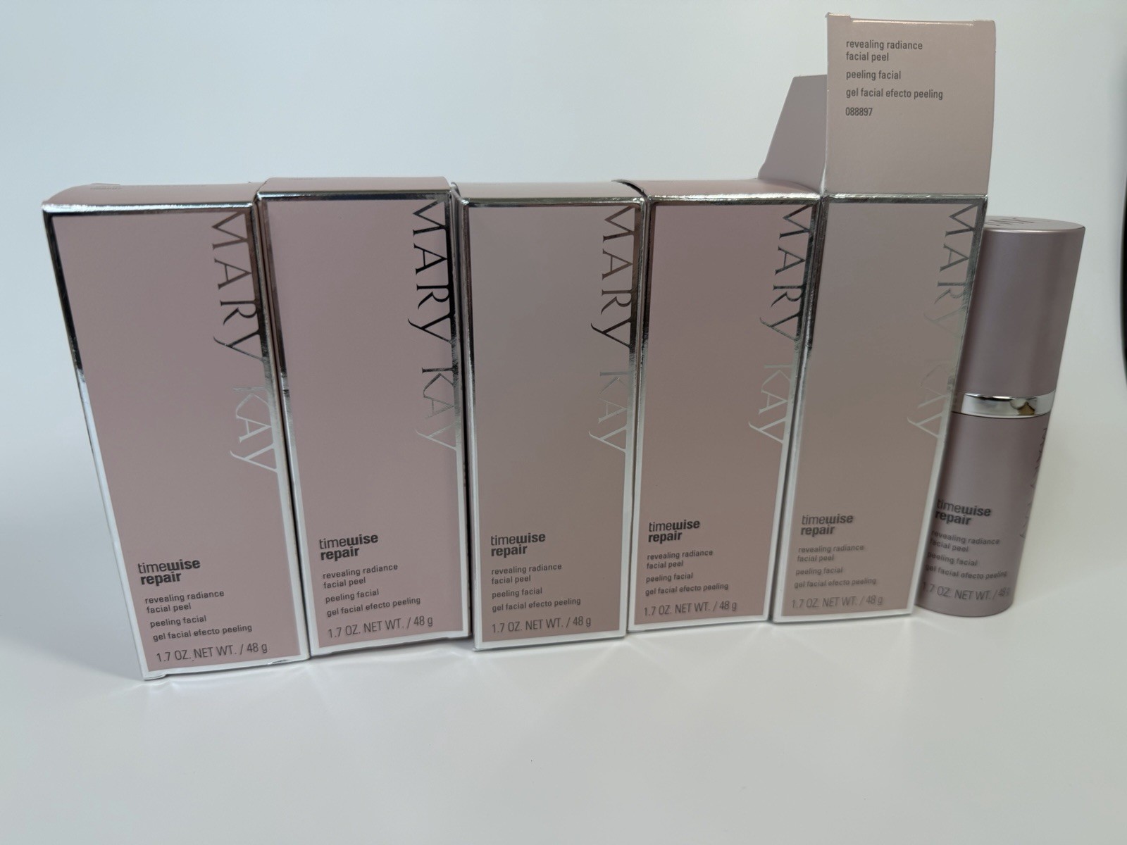 Lot of 5 NEW Mary Kay Timewise Repair Revealing Radiance Facial Peel 1.7 oz