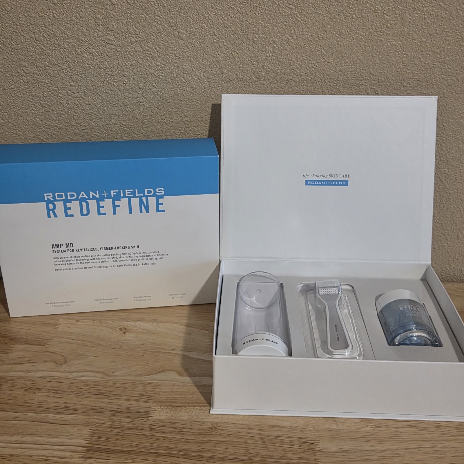 Rodan + Fields Redefine AMP MD System for Revitalized , Firmer-Looking Skin -NEW