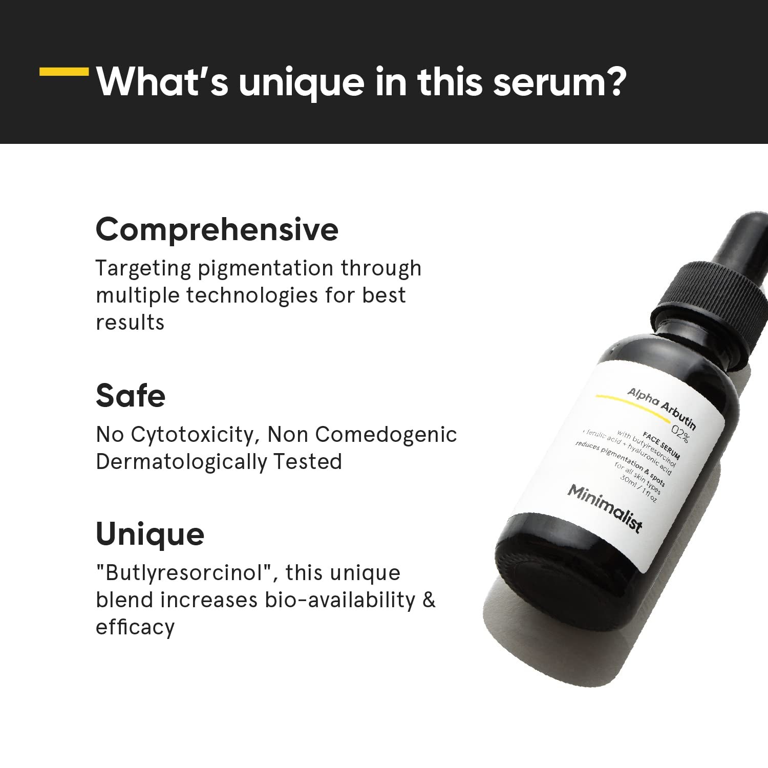 Minimalist 2% Alpha Arbutin Serum for Dark Sp0ts Removal 30ml.