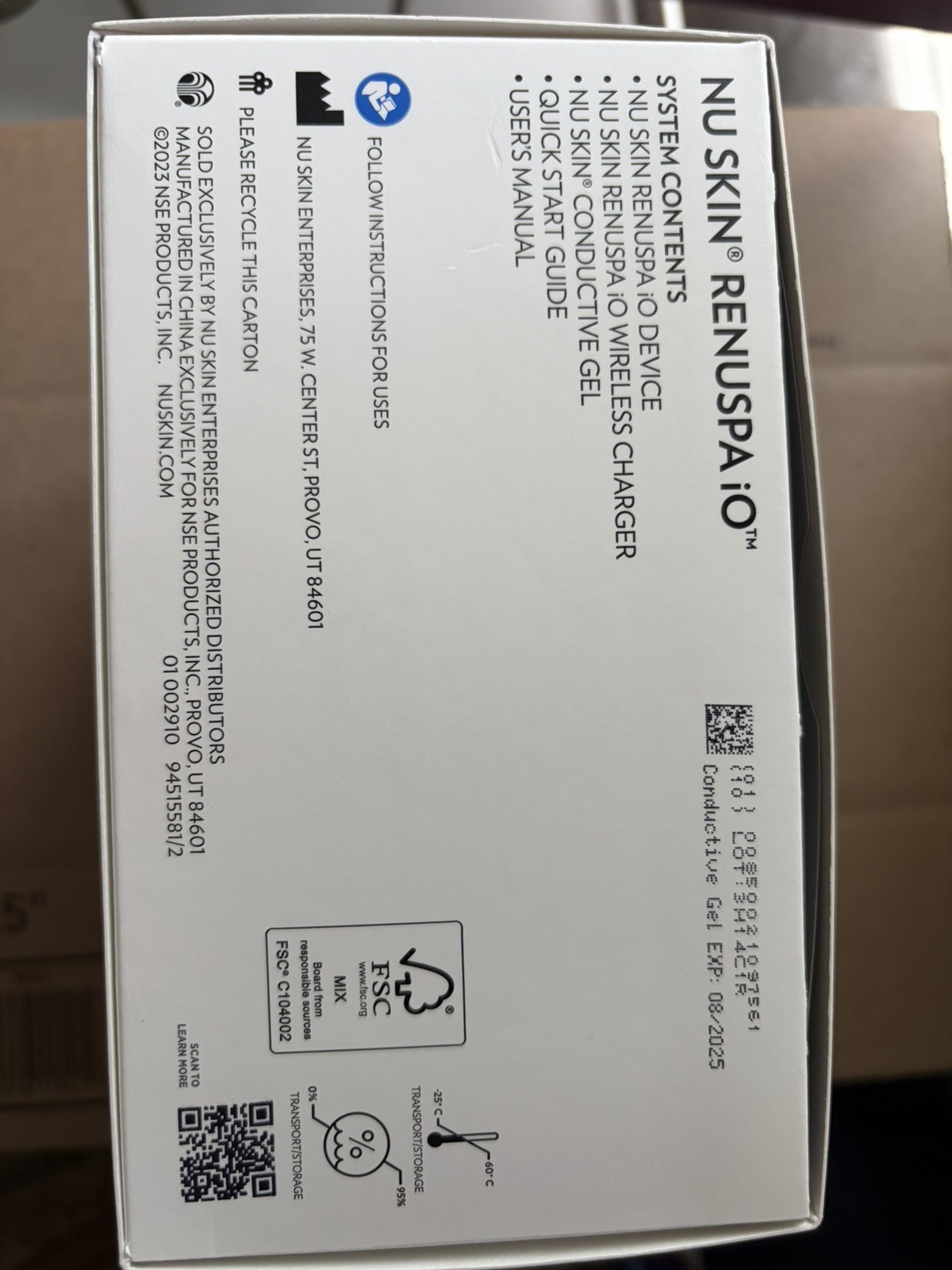 Nu Skin Renuspa iO Skin Care Device with Wireless Charger – New (other)