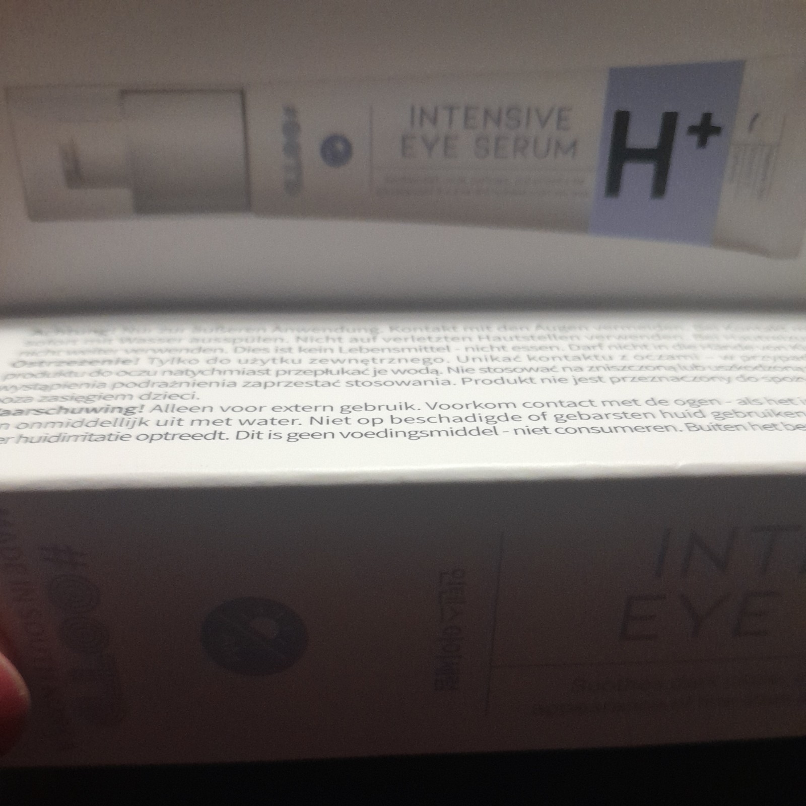 H+ Intensive Eye Serum With Hyaluronic Acid , Vitamin C And Caffeine 1.05 Fl Oz