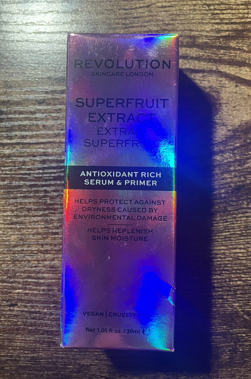2 Pack REVOLUTION Skincare SUPERFRUIT EXTRACT • SERUM & PRIMER 1.05 fl oz