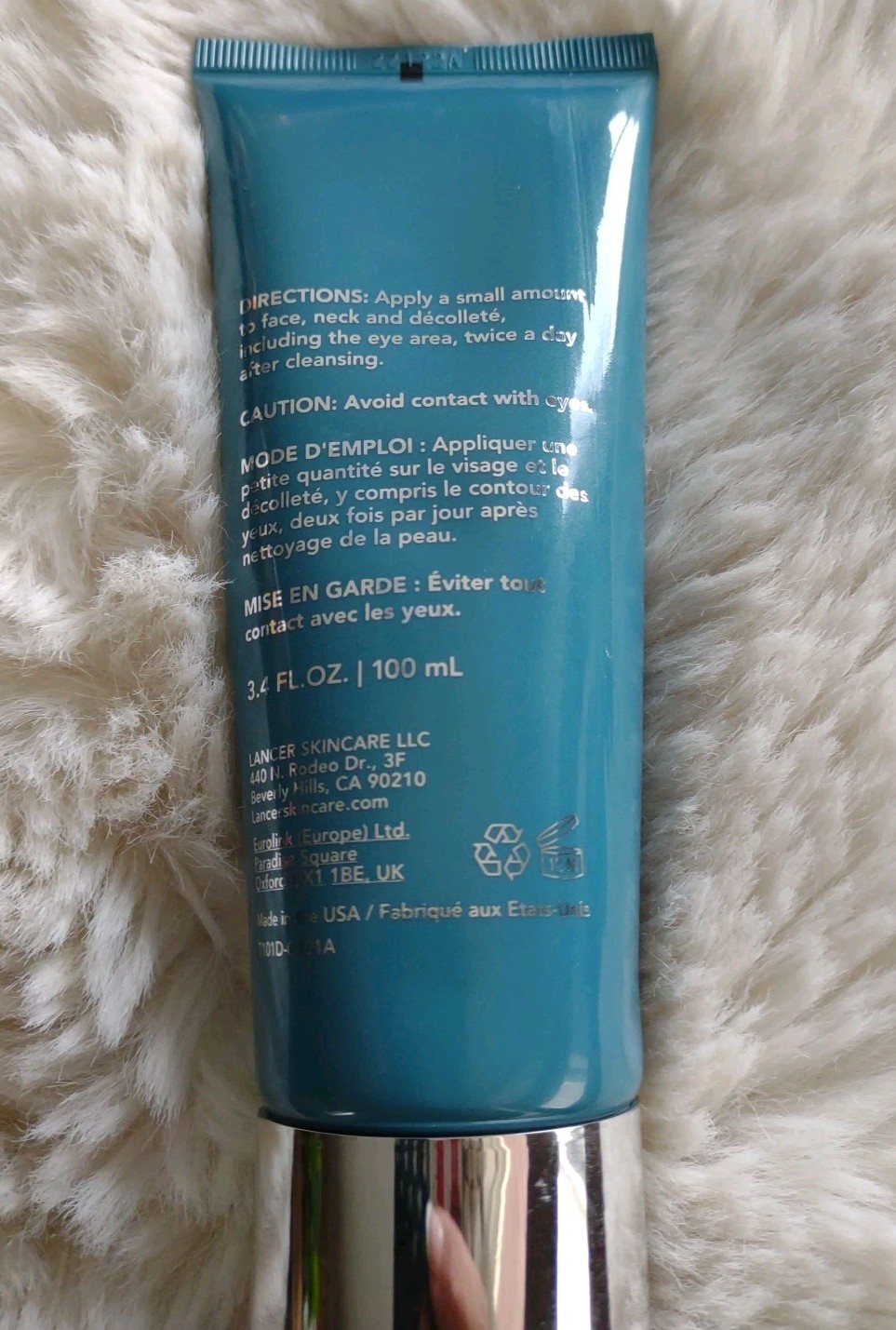 Lancer The Method Nourish 3.4 oz 100 mL Normal Combination Skin ~ New Sealed