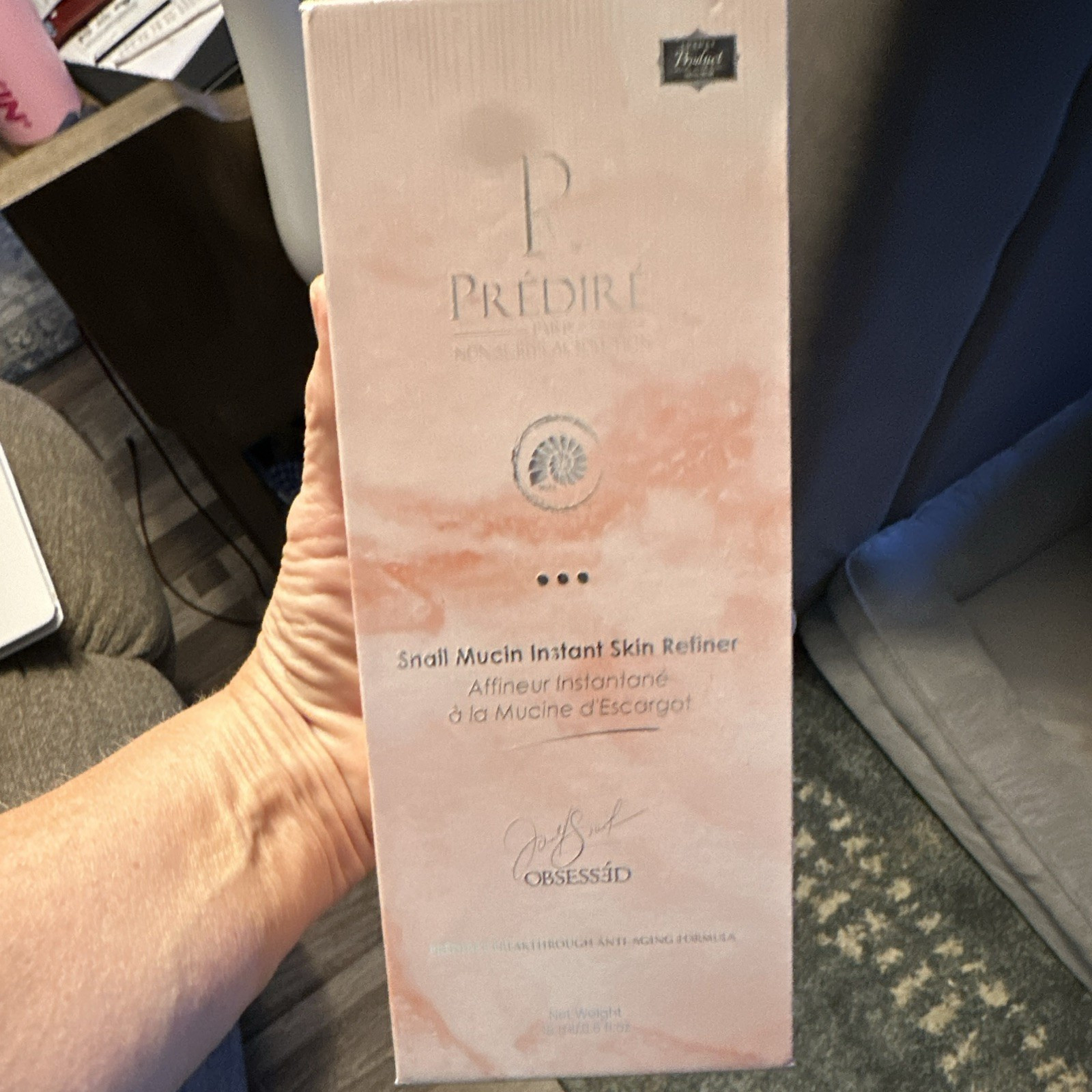 Prédiré Snail Mucin Instant Skin Refiner Anti-Aging Face 0.5 Fl Oz