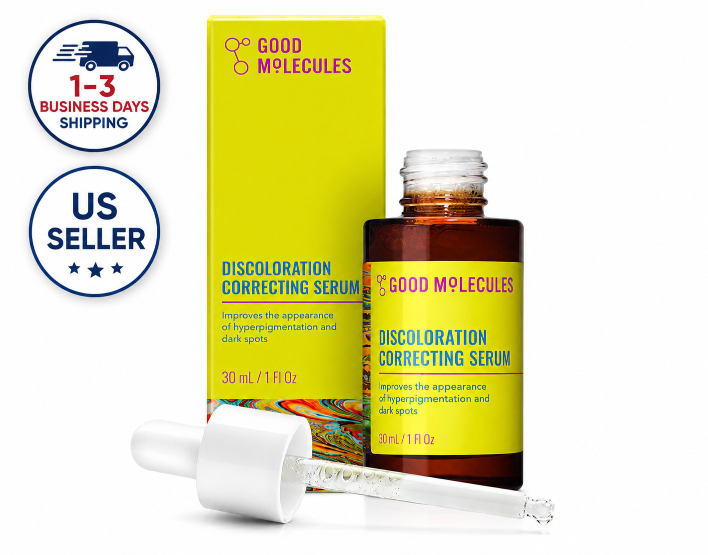 Discoloration Correcting Serum Dark Spot Treatment Face Serum Skin Care 1 fl oz