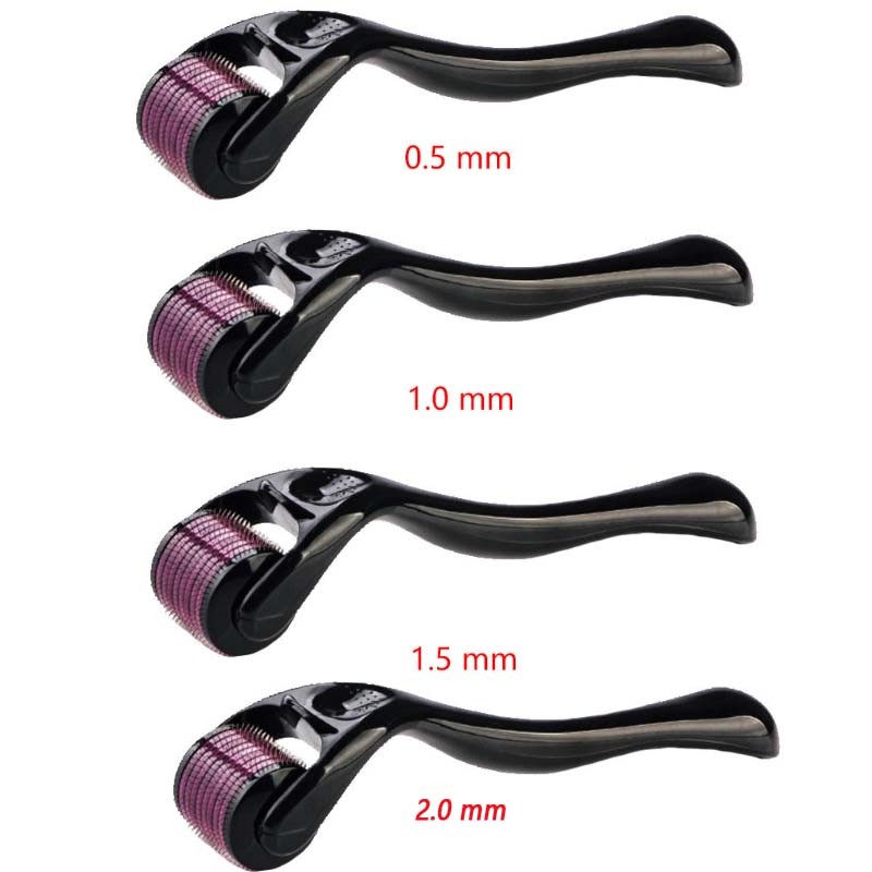 Derma Skin Roller 0.5mm 1mm 1.5mm 2.0mm Acne, Deep Scars, Wrinkles, Beard