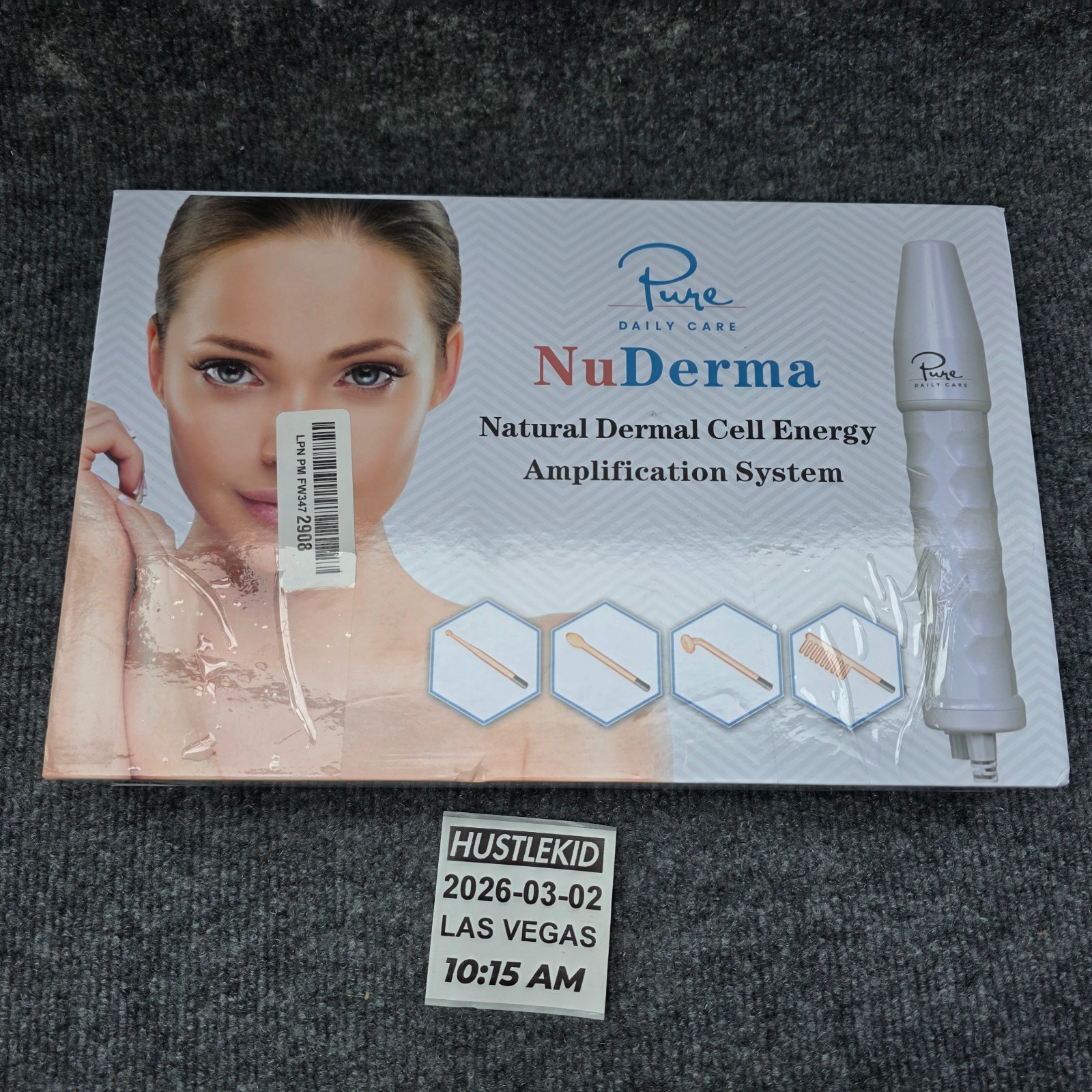 NuDerma Handheld Skin Therapy Wand Machine w/ Neon Anti-Aging, Skin Tightening🔥
