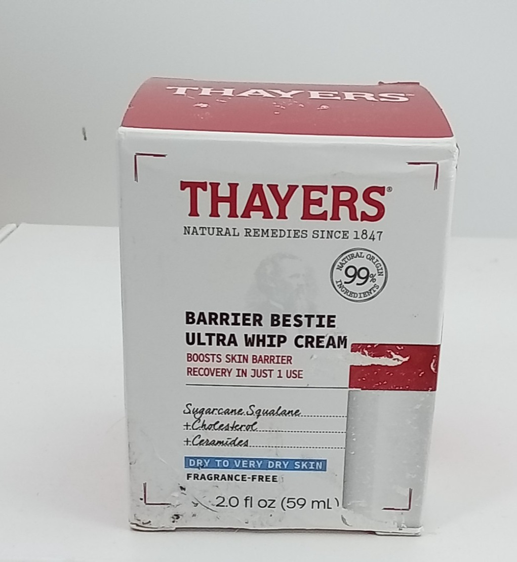 Thayers Barrier Bestie Ultra Whip Cream 2.0 fl oz For Dry To Very Dry Skin