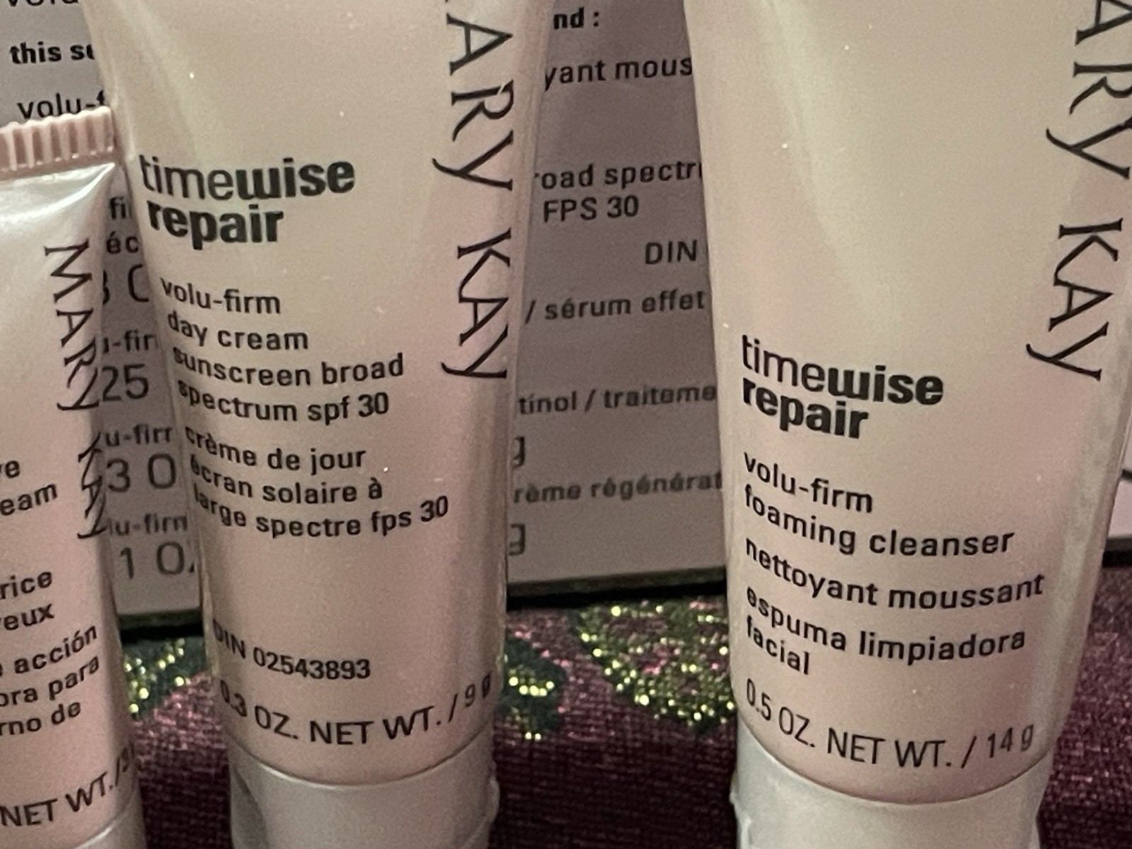 3 Mary Kay TimeWise Repair Volu-Firm ToGo,5 Piece Anti-Aging Skincare Exp 5/26