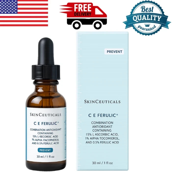 SkinCeuticals CE Ferulic Serum 15% Vitamin C 1oz –Fresh not Oxidized New (Real)
