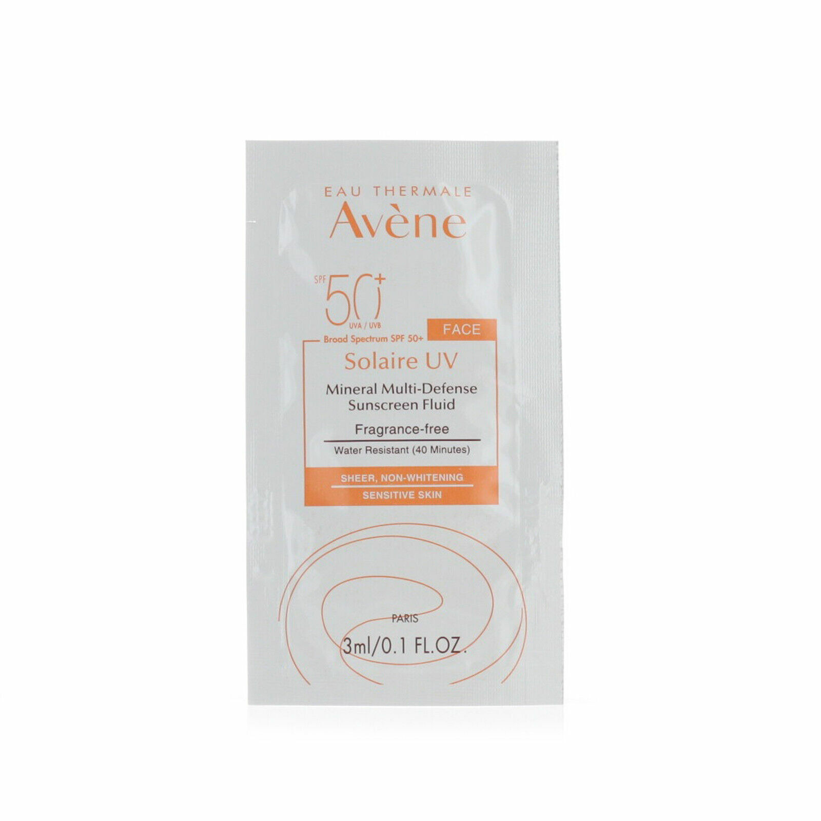 Avene Solaire UV Mineral Sunscreen SPF 50+ 25 Samples 02/2024