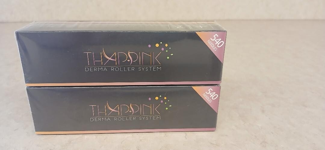 2 Pack: THAPPINK Derma Roller System – 540 Needles per box – NEW
